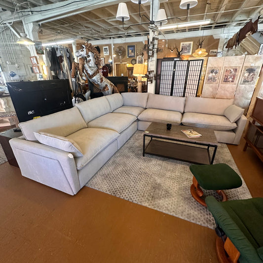 Calais Sandstone Modular Sectional U SECTIONALS CORNER
