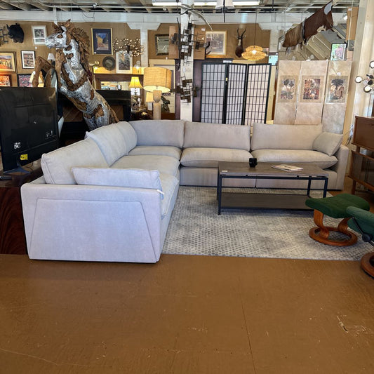 Calais Sandstone Modular Sectional U SECTIONALS CORNER