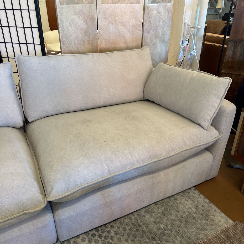Calais Sandstone Modular Sectional U SECTIONALS CORNER