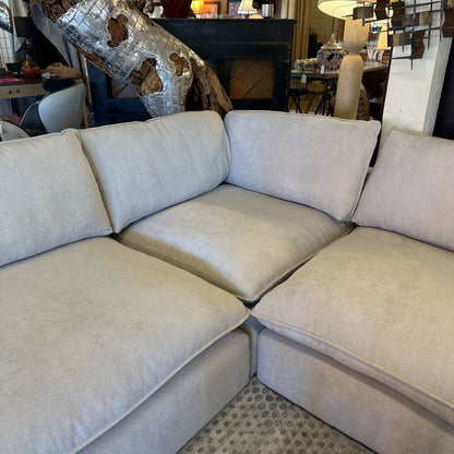 Calais Sandstone Modular Sectional U SECTIONALS CORNER