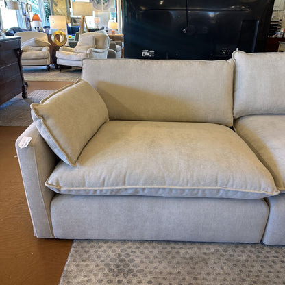 Calais Sandstone Modular Sectional U SECTIONALS CORNER