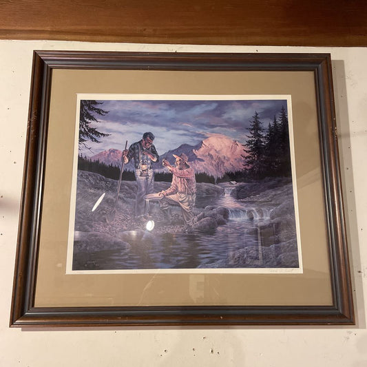 David Ewart Panning for Gold Print ART