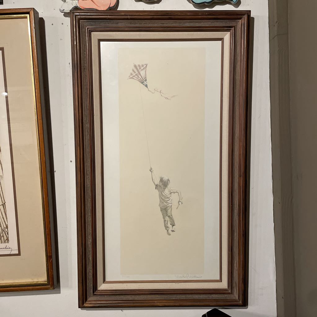 MICHAEL MARTIN "Boy With Kite" ART