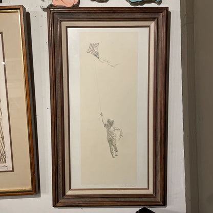 MICHAEL MARTIN "Boy With Kite" ART