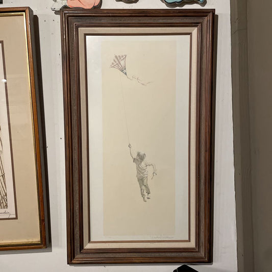 MICHAEL MARTIN "Boy With Kite" ART