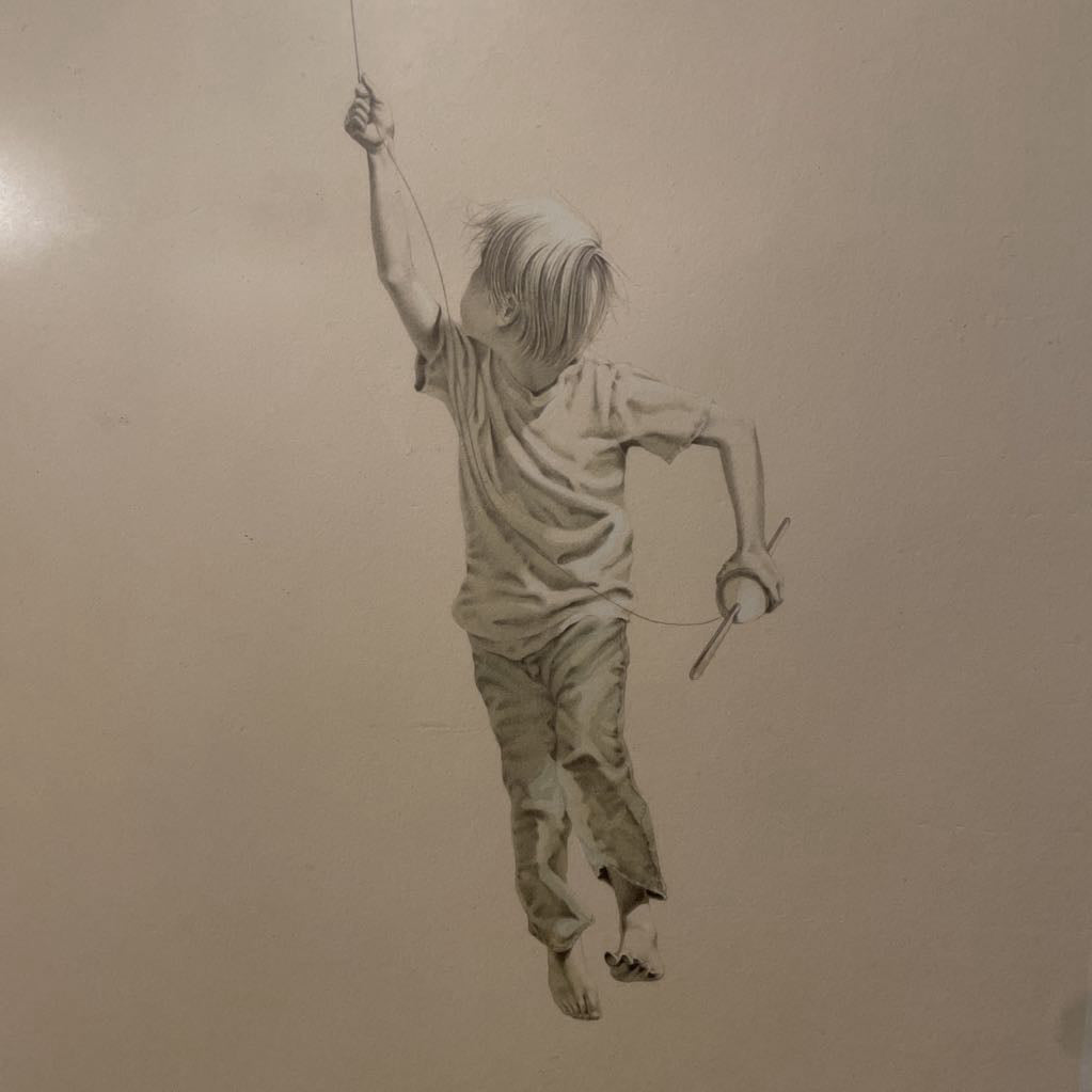 MICHAEL MARTIN "Boy With Kite" ART
