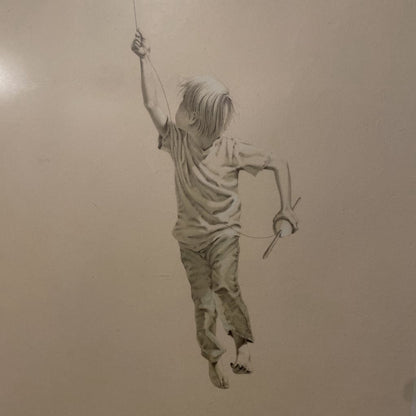MICHAEL MARTIN "Boy With Kite" ART