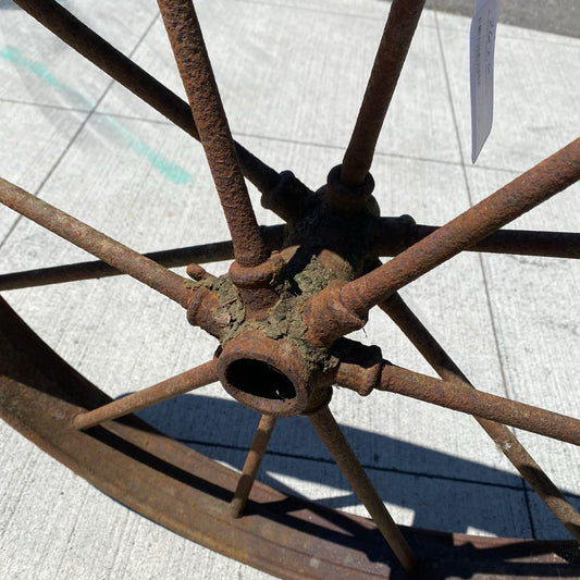 Antique Rusty Wheel UNIQUE FINDS