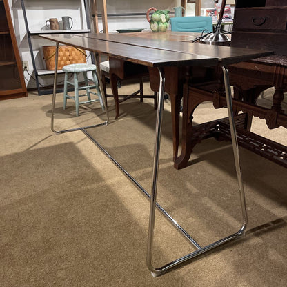 Bamboo & Chrome Modern Console Table C CONSOLE TABLES