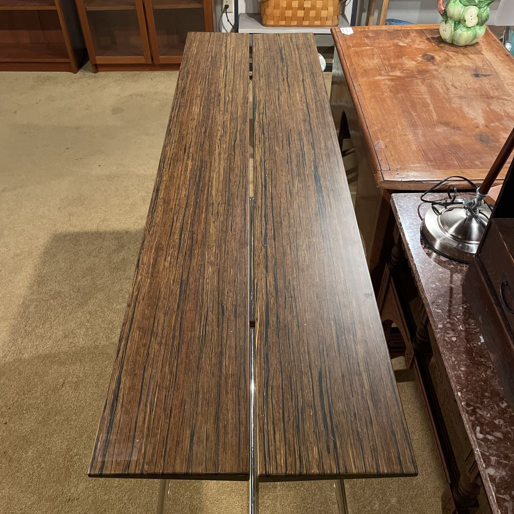 Bamboo & Chrome Modern Console Table C CONSOLE TABLES