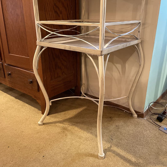 White Metal Birdcage UNIQUE FINDS
