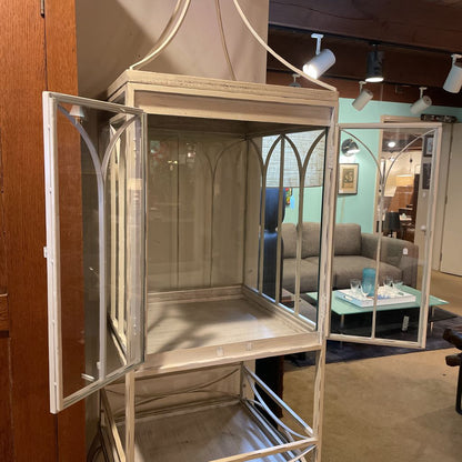 White Metal Birdcage UNIQUE FINDS