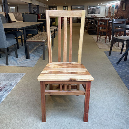 Teak 3 Slat Back Dining Chair C DINING CHAIRS