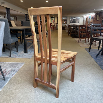 Teak 3 Slat Back Dining Chair C DINING CHAIRS