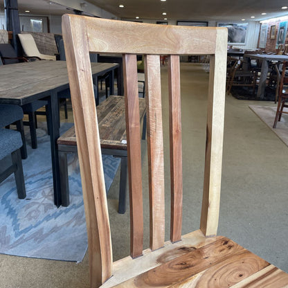 Teak 3 Slat Back Dining Chair C DINING CHAIRS