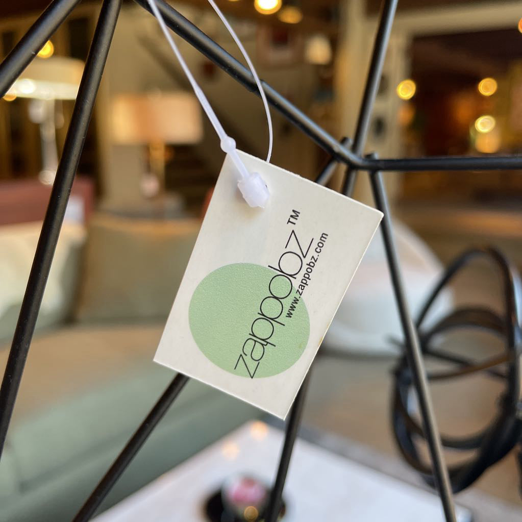 Black Wire Cage Pendant Lamp