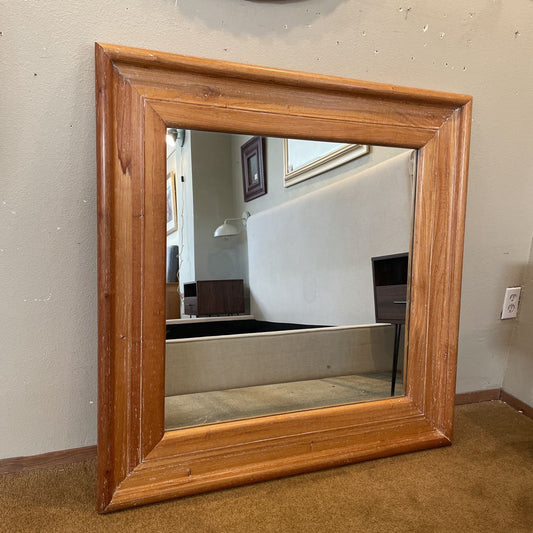 Tropical Wood Square Mirror C MIRRORS