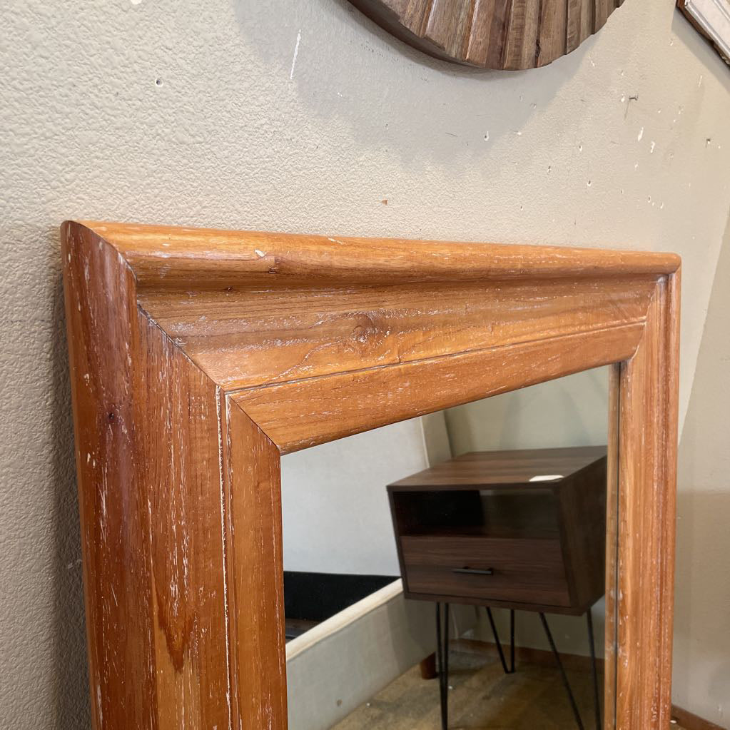 Tropical Wood Square Mirror C MIRRORS