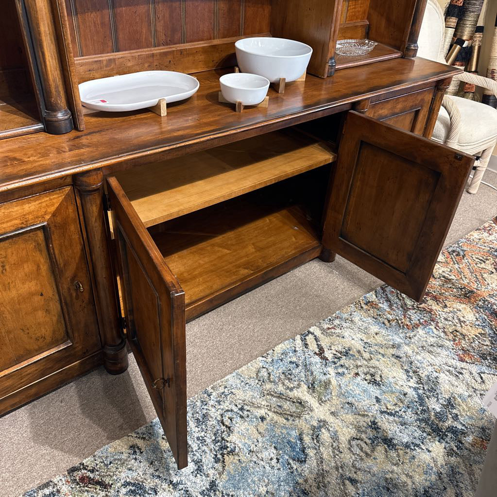 Henredon Cherry Wood Hutch w/ 4 Doors