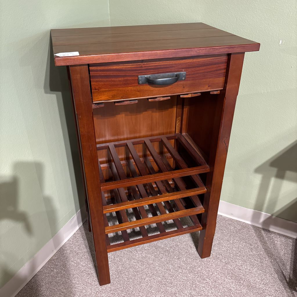 Wine Rack/Accent Table C SIDE TABLES