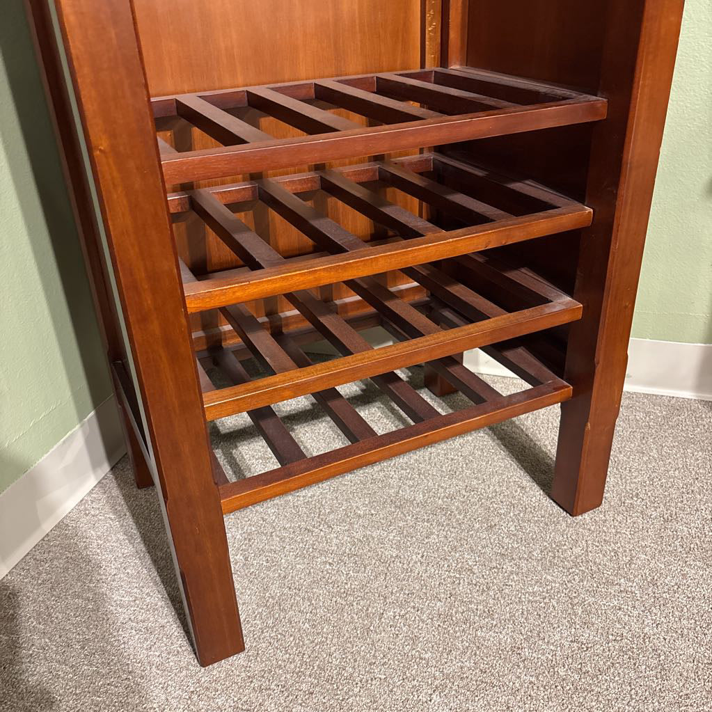 Wine Rack/Accent Table C SIDE TABLES