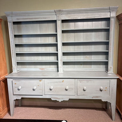 Country French Style Blue Hutch C CABINETS