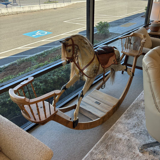 1989 Stevenson Brothers England Two Person Rocking Horse UNIQUE FINDS
