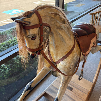 1989 Stevenson Brothers England Two Person Rocking Horse