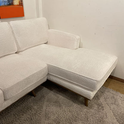 Ivory RAF Chaise Sect U SECTIONALS RAF