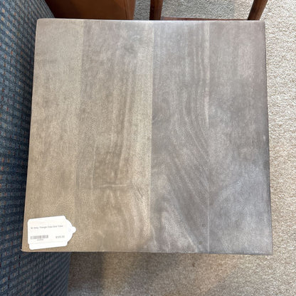 M. Grey Triangle Cube End Table C SIDE TABLES