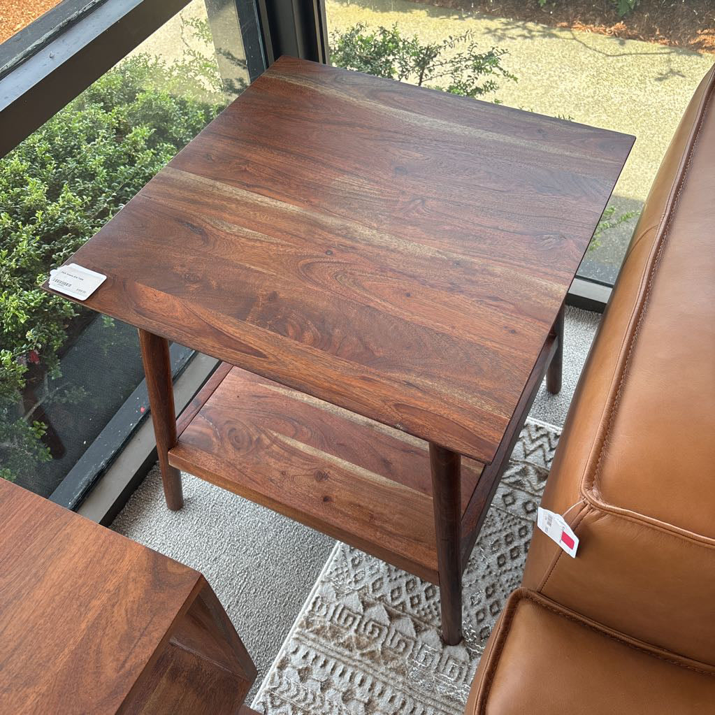 Dark Acacia End Table C SIDE TABLES