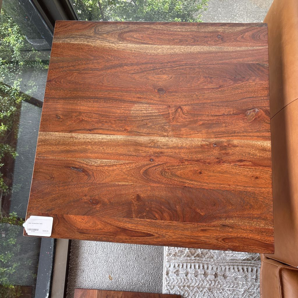 Dark Acacia End Table C SIDE TABLES