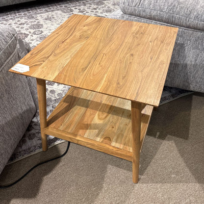Natural Acacia End Table C SIDE TABLES