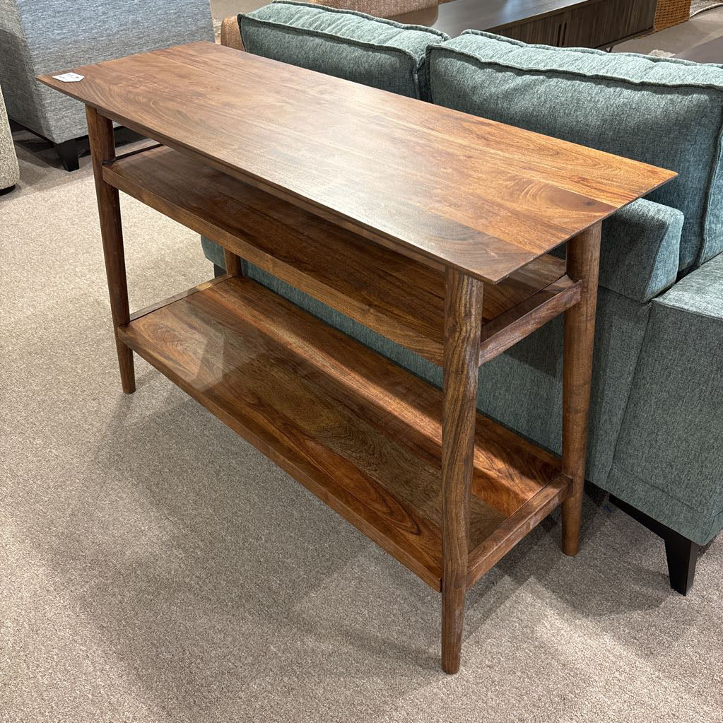 Dark Acacia Console Table C CONSOLE TABLES