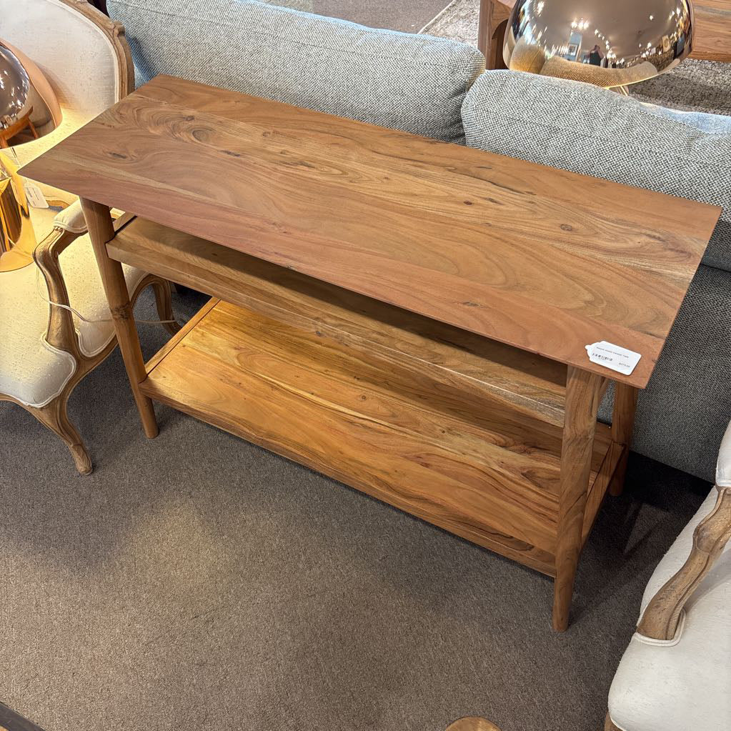 Natural Acacia Console Table C CONSOLE TABLES