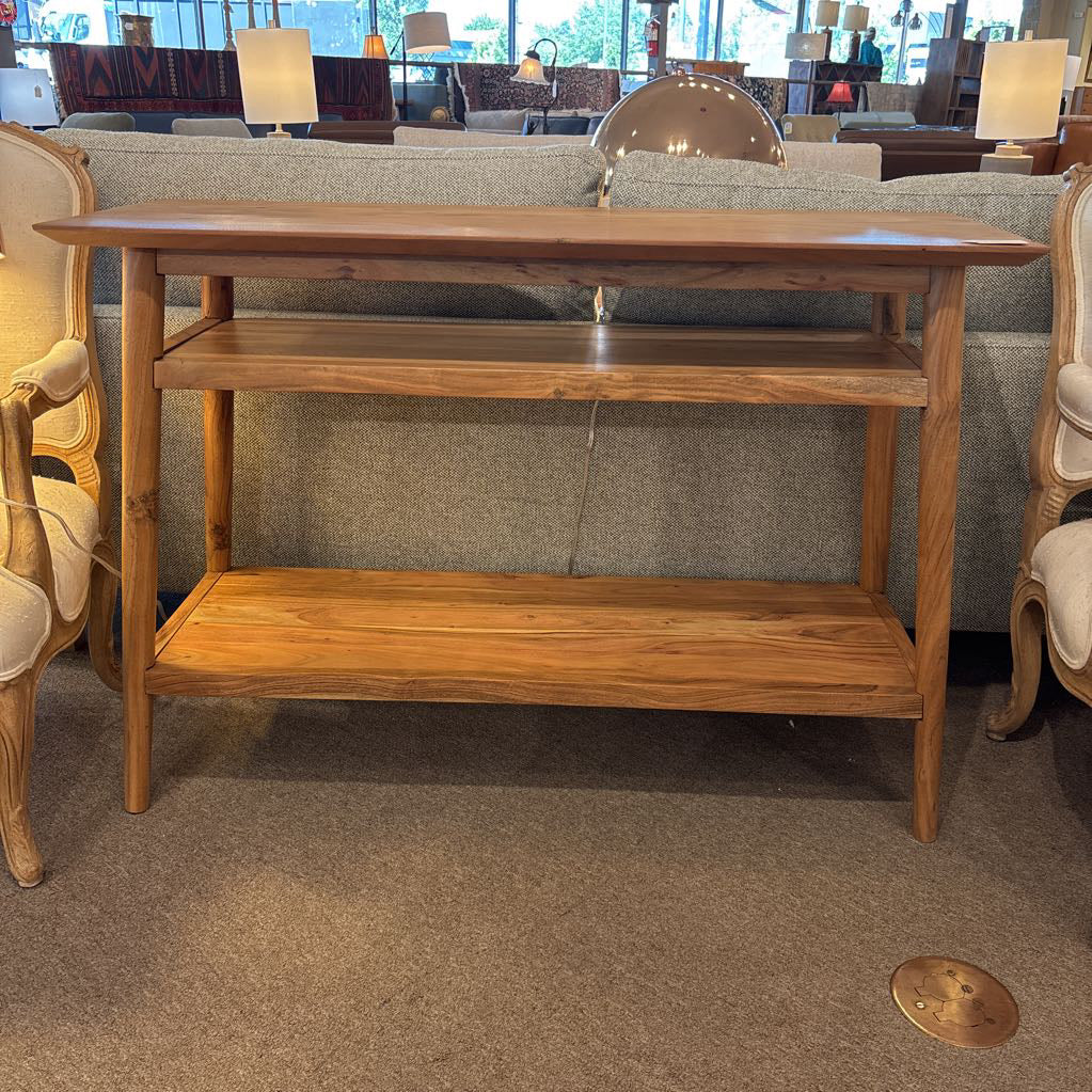 Natural Acacia Console Table C CONSOLE TABLES