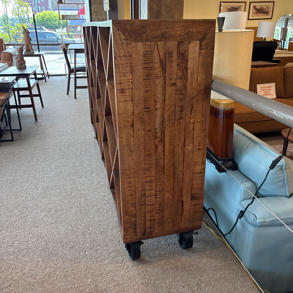 Roca Bookcase with Wheels