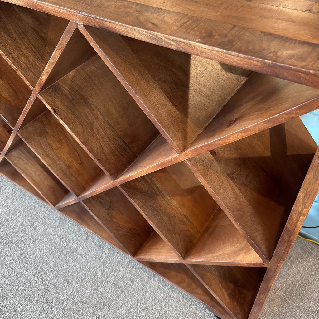Roca Bookcase with Wheels