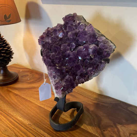 Amethyst Chunk on Stand UNIQUE FINDS