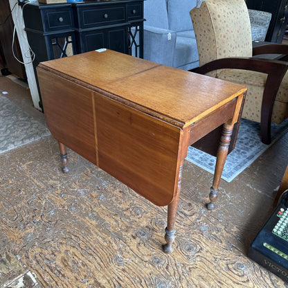 Antique Drop Leaf Occasional Table