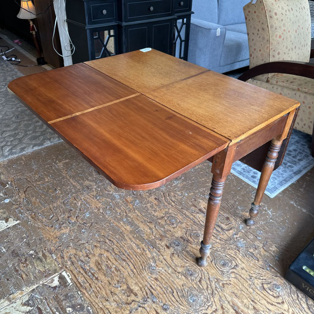 Antique Drop Leaf Occasional Table