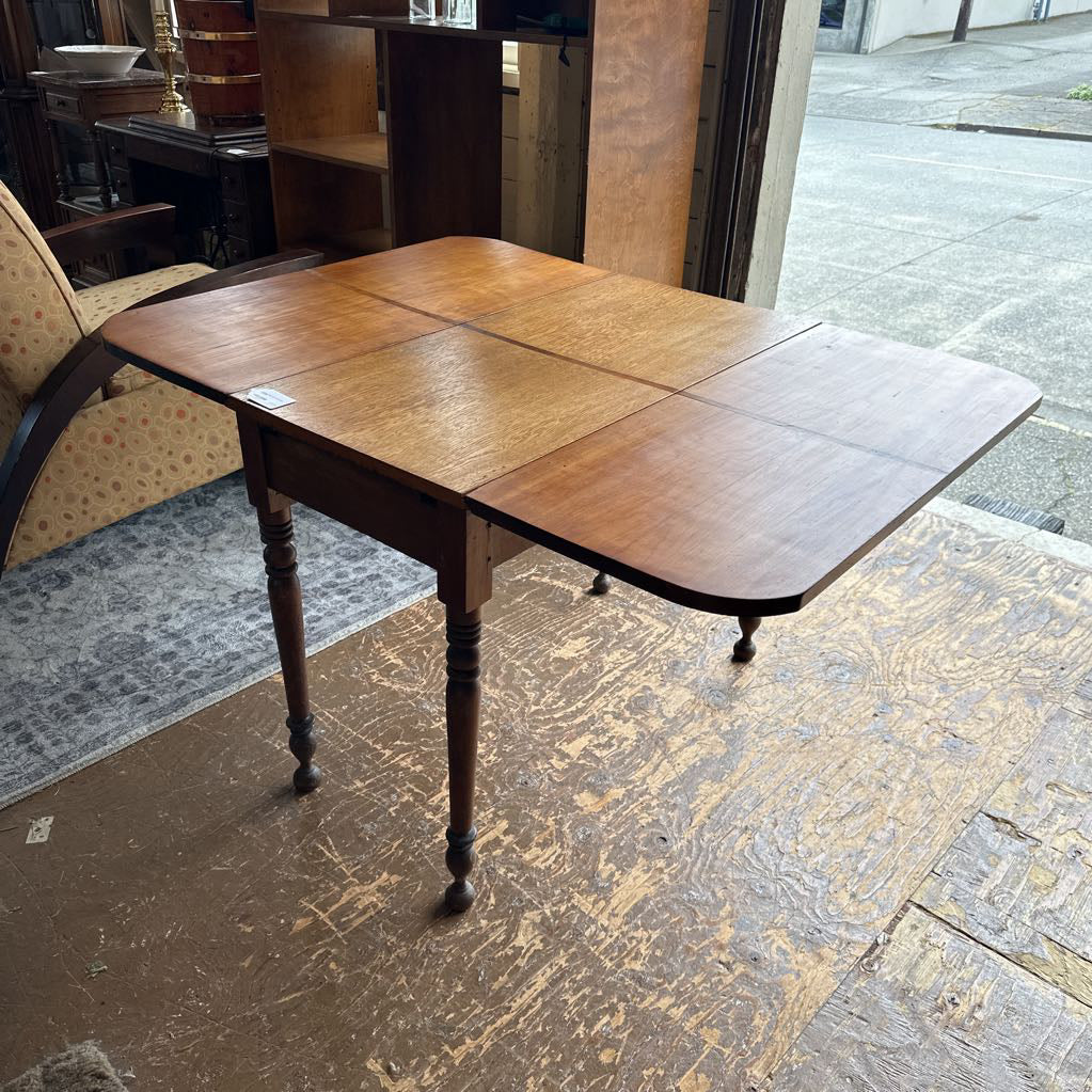 Antique Drop Leaf Occasional Table