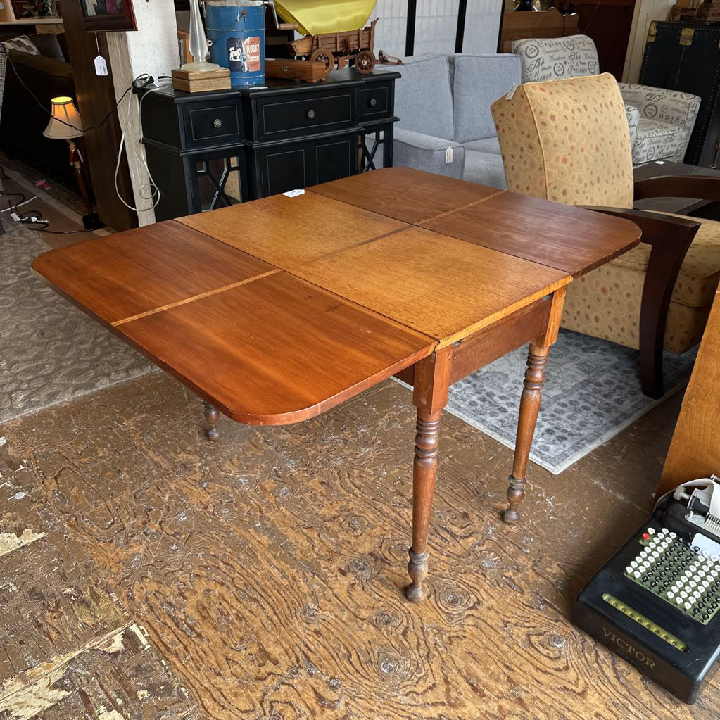 Antique Drop Leaf Occasional Table