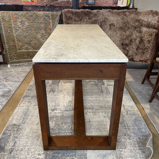 Four Hands Everton Marble and Acacia Kitchen Island C CABINETS
