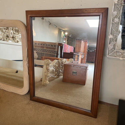 Dark Wood Rectangular Mirror C MIRRORS
