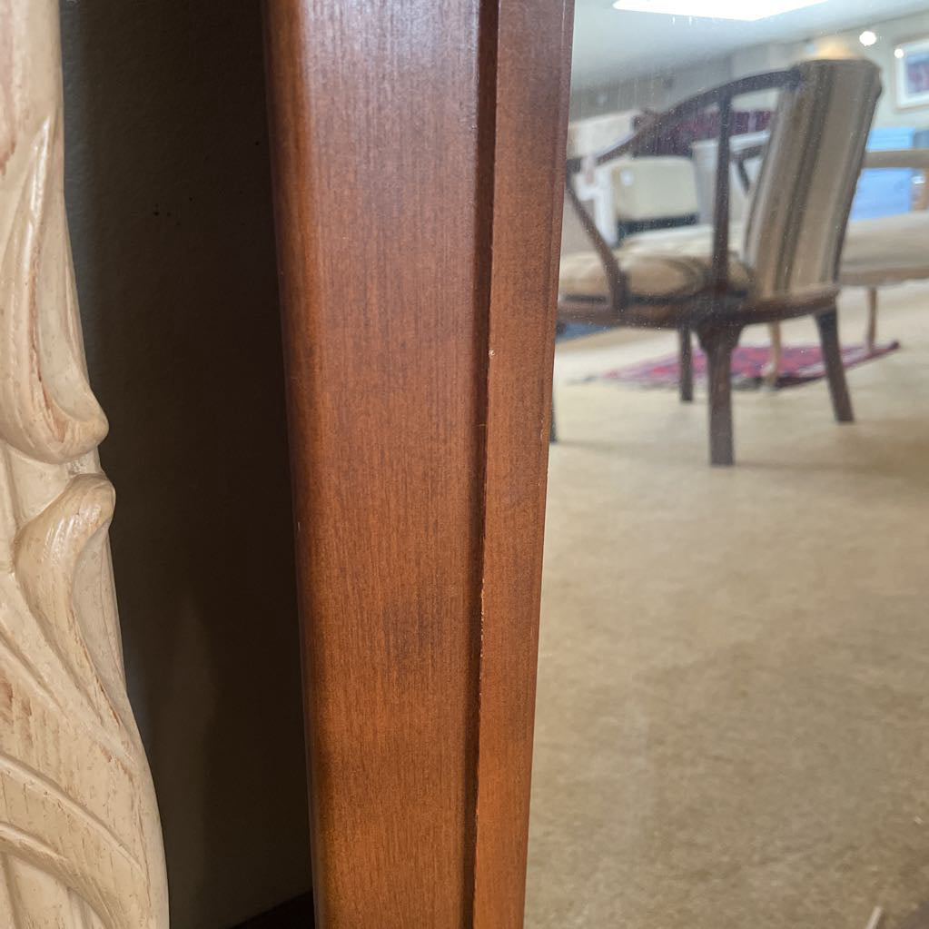 Dark Wood Rectangular Mirror C MIRRORS
