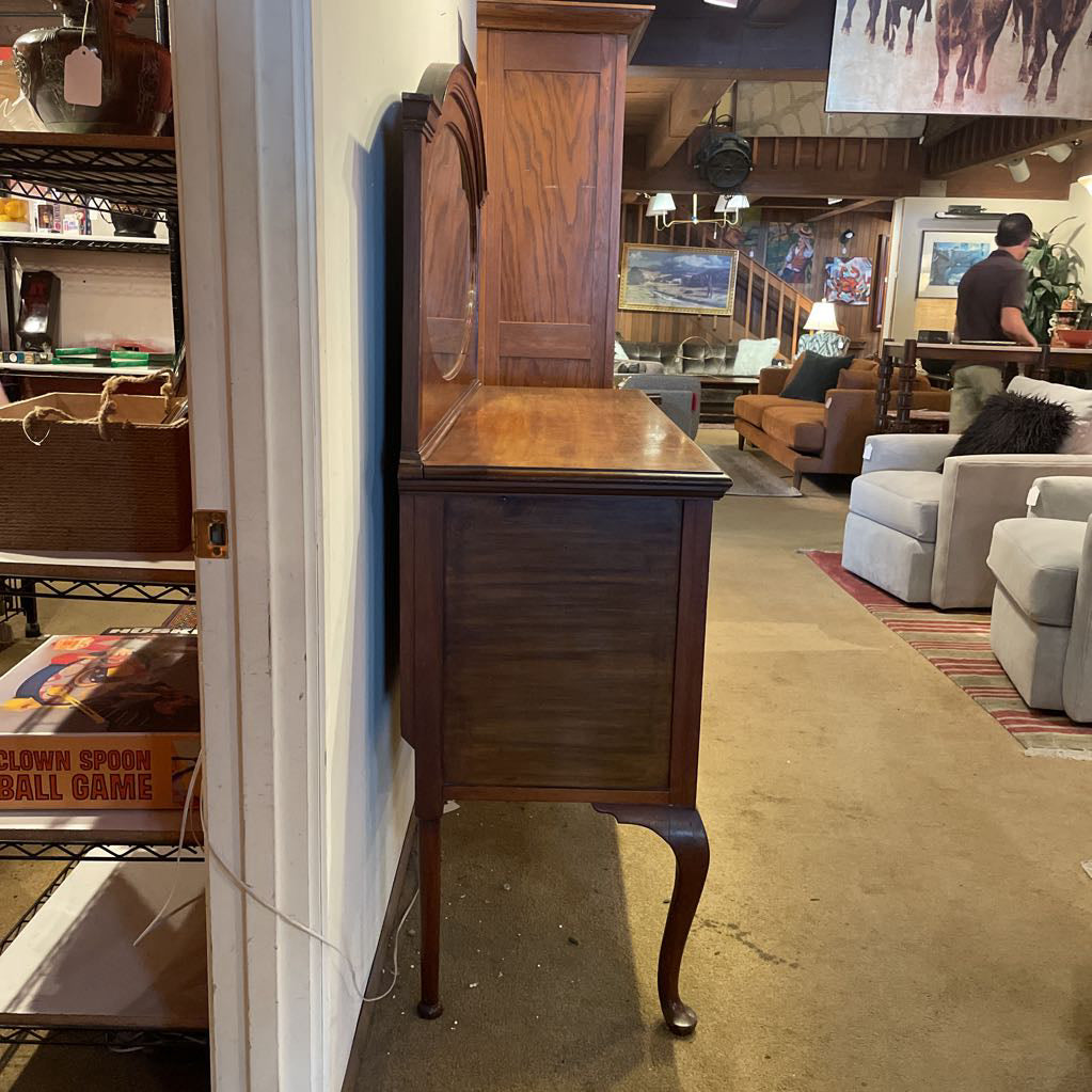 Bookmatched Front 2 Drawer 2 Door w/Mirror Cabriole Legs C SIDEBOARDS