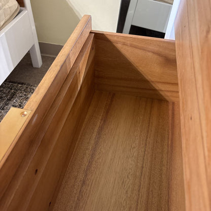 White Pattern Front Dresser C LOWBOYS