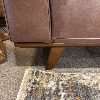 Odense Coffee Leather Sofa