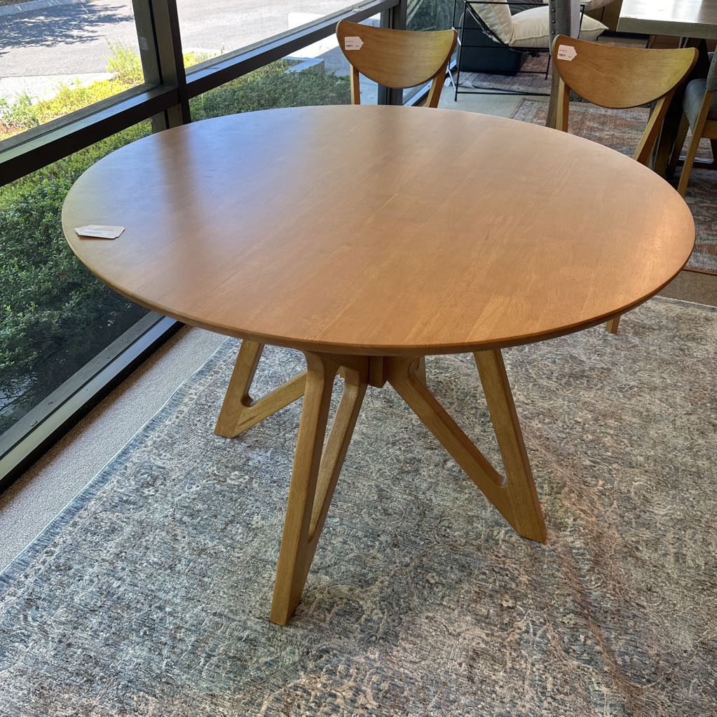Natural Round Dining Table